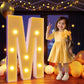 Imprsv 3Ft Marquee Light Up Letters M, Large Light Up Letters, Big Marquee Letters For Party Decorations Baby Shower Anniversary