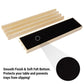 Wooden Domino Train Domino Trays - 8 Solid Wood Domino Holders with 3 Tilted Rows for Ideal Visibility - Domino Holders for Domino Game  Mexican Train Dominoes  Chickenfoot Dominoes  Cuban Dominoes