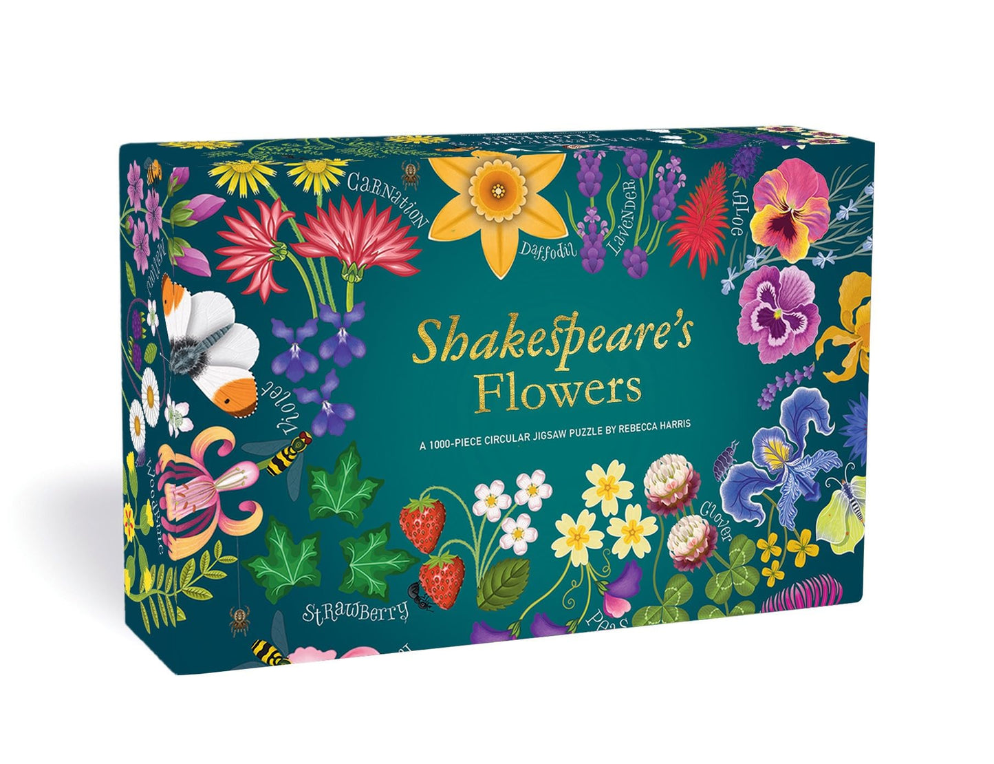 Shakespeares Flowers: A 1000-piece Jigsaw Puzzle with a Poetic Host of Flowers, Plants and Animals