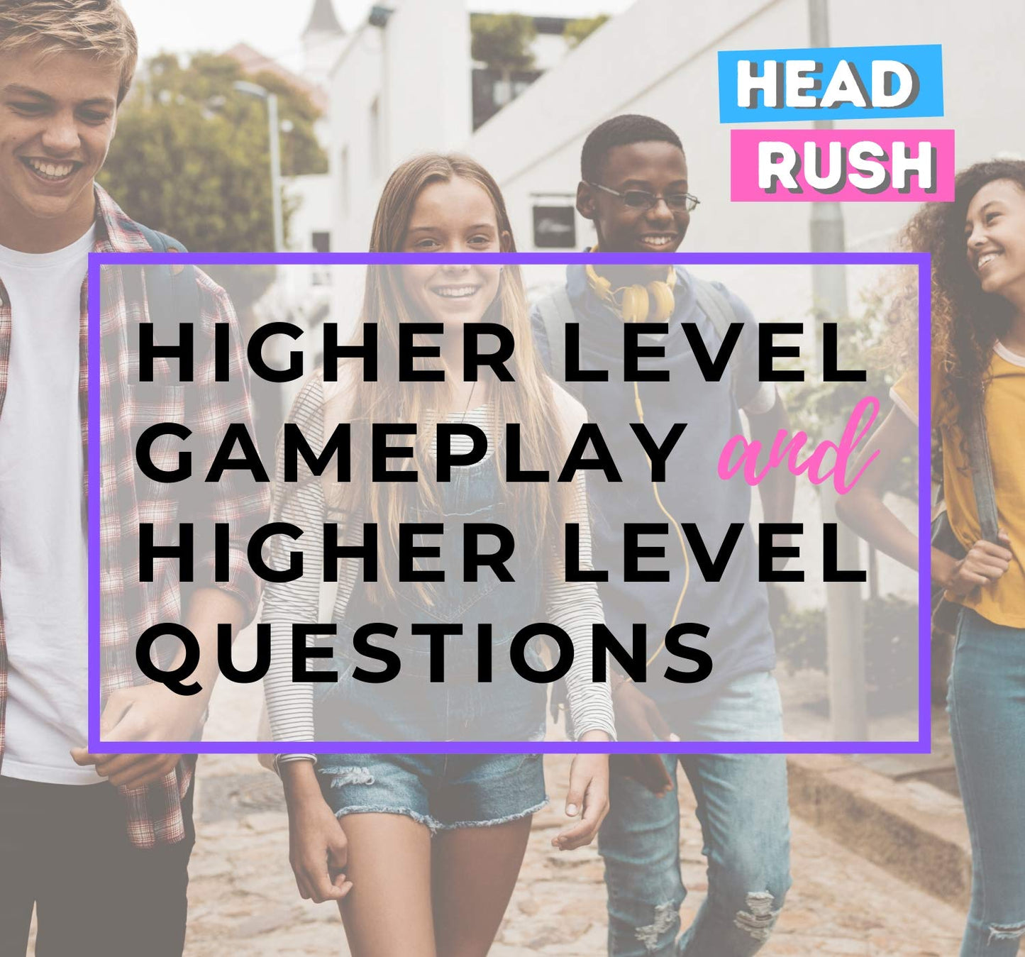 Therapy U Head Rush Social Skills Game - Mindfulness & Communication Cards - Multicolor