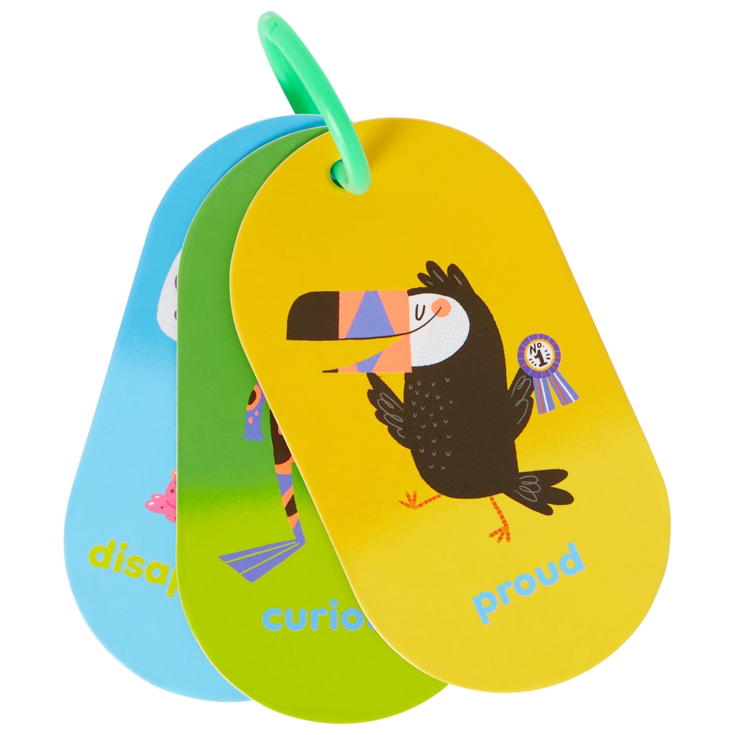 Hello!Lucky For C.R. Gibson: Feelings And Needs Flashcards On A Ring - 20 Educational Cards For Social Emotional Learning - For