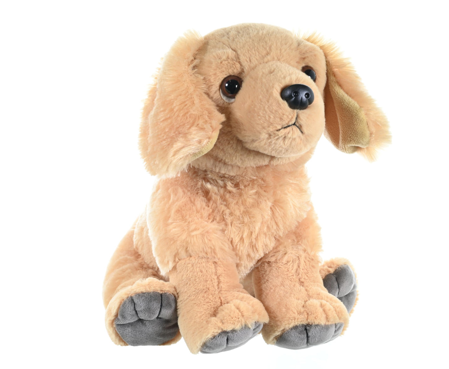 WILD REPUBLIC Golden Retriever Plush Toy - 12 Inch Stuffed Animal, Polyester Material, Ideal Gift for Kids