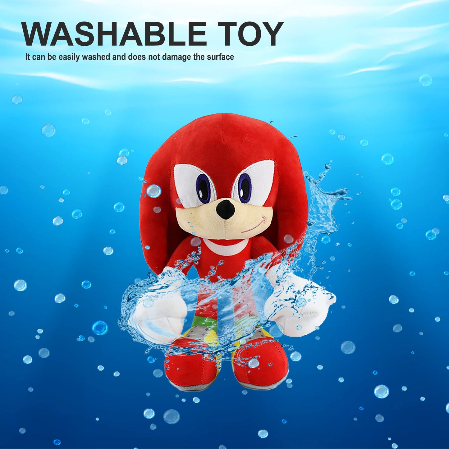 Adenzai 12'' Red Plush Toy - Super Soft Stuffed Animal for Kids, Perfect Birthday Gift