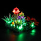Yeabricks Led Light For Lego-10309 Creator Succulents Building Blocks Model (Lego Set Not Included)