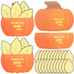 AmazingSpark 36 Set Thanksgiving Pumpkin Craft Kits Christian Give Thanks Crafts Pumpkin Seeds Thank You God Decorations for Tha
