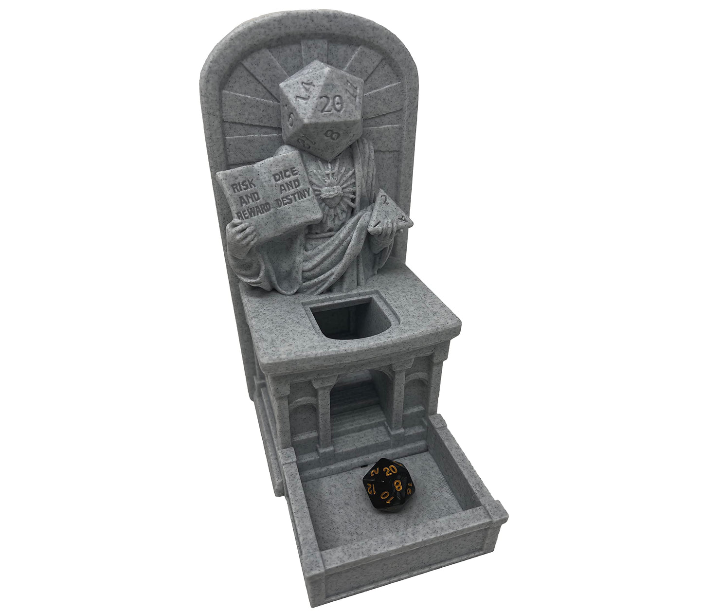 Munnygrubbers - Rngesus - (Random 7Pcs D20 Dice Set Included) - No Paint Odorless Plastic - Tabletop Roleplaying Game - Dice Rol
