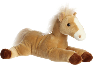 Aurora Adorable Flopsie Butterscotch Stuffed Animal - Playful Ease - Timeless Companions - Brown 12 Inches