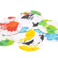 Pressman Color Smash Peggable Craft Paper Set - Multi-colored Cardstock, 5" Size, Model 3015-06