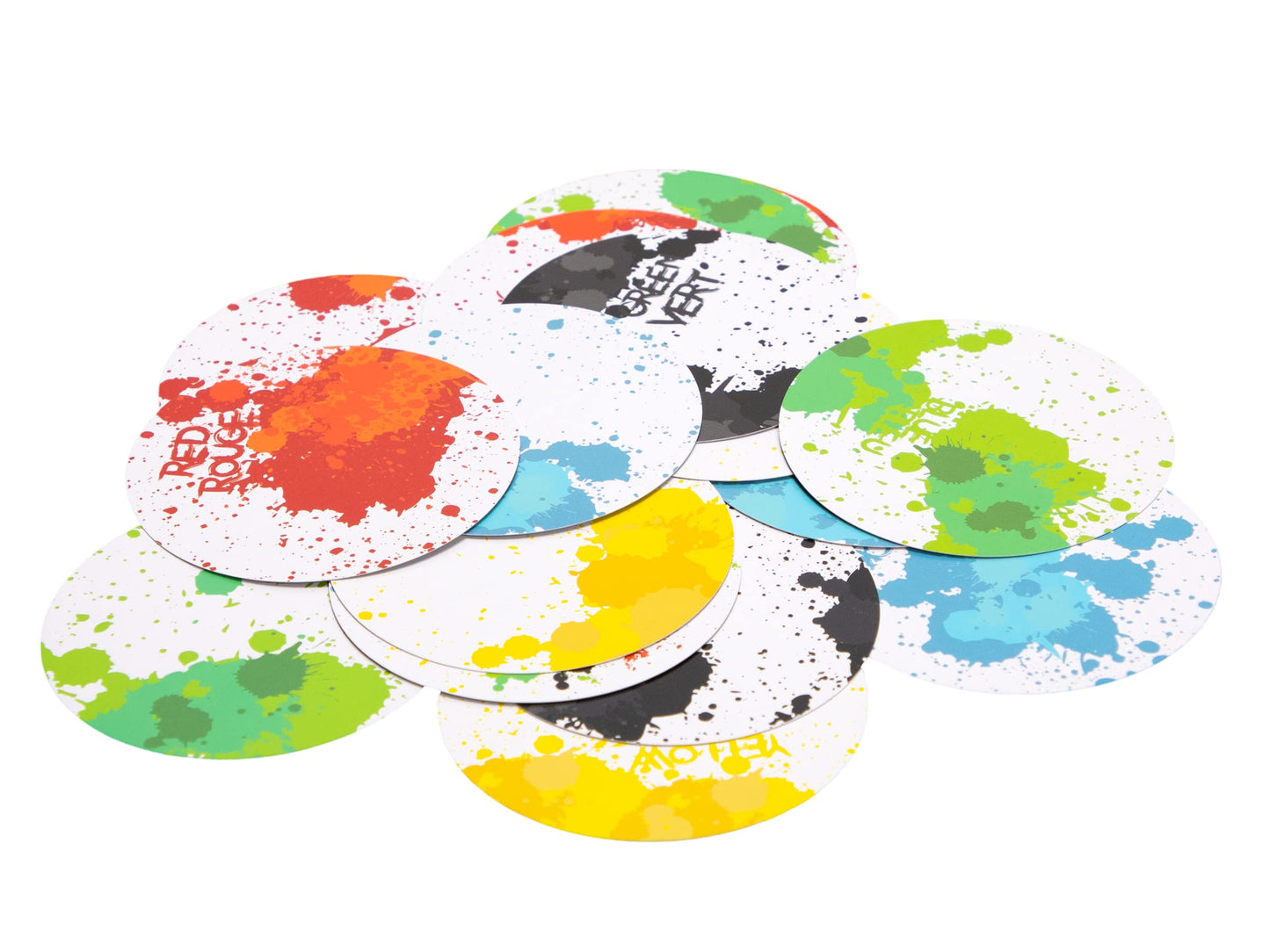 Pressman Color Smash Peggable Craft Paper Set - Multi-colored Cardstock, 5" Size, Model 3015-06