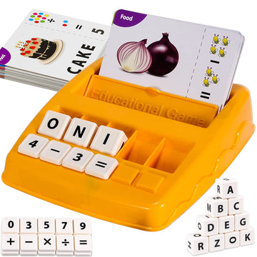 Upjayeek Matching Letter Game For Kids, Learning Educational Toys With Alphabet And Numbers, Sight Words Flash Cards Kindergarten, Best Gift For 3 4 5 6 Years Old Boys Girls Preschool Toddlers