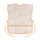 Bumkins Toddler Smock Bib - Reusable Waterproof Arts & Crafts Apron, Soft Polyester, Boho Beige, Ages 3-7, Model UA-132