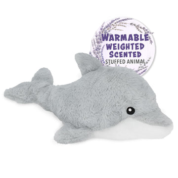 1I4 Group Warm Pals - Dolphin - Cozy Lavender Scented Plush Toys - Stuffed Animal - Coolable Bedtime Comfort Plushie