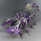 Filaslft 3D Metal Model Kits, Mechanical Scorpion King Purple 3D Metal Puzzle,Steel Warcraft Collection Diy Animal Brain Teasers