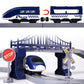 Train Sets For Toddlers, 66 Pcs Trains Toy With Battery Operated & Tracks (Magnetic Connection), Compatible With Thomas, Brio, Christmas Toy Gifts For 3 4 5 6 7 8 Years Old (Police)