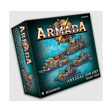 Mantic Games. Armada Abyssal Dwarf Booster Fleet. MGARK102. Unassembled and unpainted