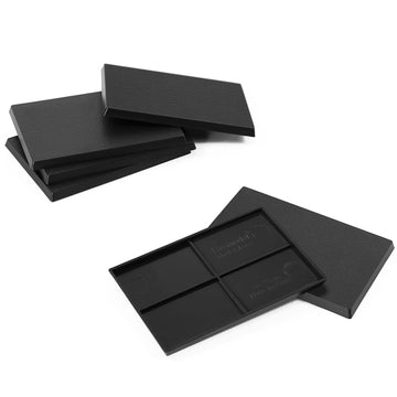Evemodel Rectangle Model Bases Black Plastic For Wargames Table Top (50 * 75Mm-12Pcs)