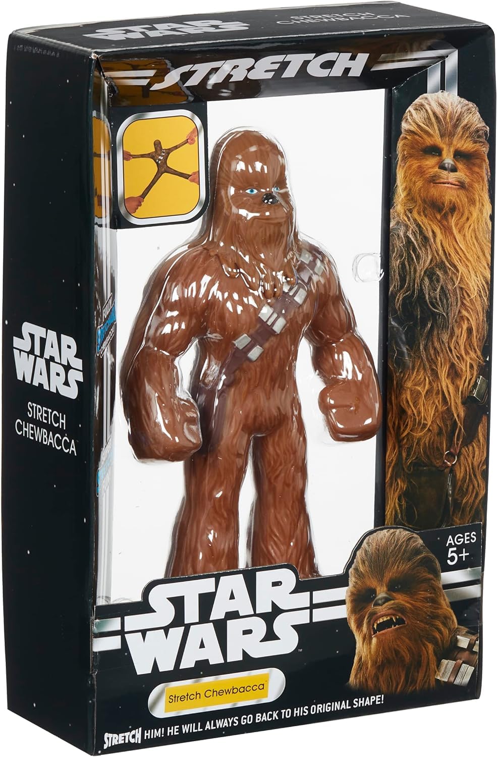 STRETCH ARMSTRONG Stretchable Chewbacca Action Figure - 1 ct Toy & Collectible - Multicolor Rubber