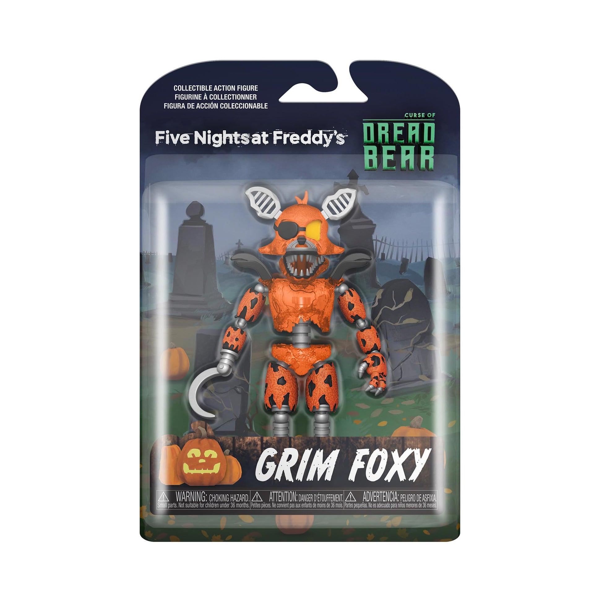 Funko Action Figure: Five Nights At Freddy'S (Fnaf) Dreadbear - Grim Foxy - Collectible - Gift Idea - Official Merchandise - For