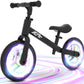 Wetify Colorful Lighting Balance Bike 2 Year Old, 2-5 Year Old Toddler Balance Bike, Adjustable Handlebar & Seat, 2-5 Year Old B