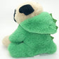 Joyamigo Pug Stuffed Animal Plush Dog Puppy Soft Cuddly Toy In Costumes Dressed As Dinosaur - Super Cute Quality Dino Teddy Plush Easter Basket Stuffers Decor