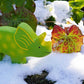 Tikiri My First Dino Baby Triceratops Natural Rubber Toy (Green)