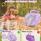 Upgraded Bubble Machine With 2 Speed Levels,Blow 20000+ Bubbles/Minute,Portable Automatic Bubble Machine For Kids Toddlers,Durab