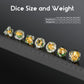 Hamburger Dungeons and Dragons Dice, DNDND 7PCS Resin DND Dice Set with Velvet Bag for D&D Role Playing Games and Tabletop Games