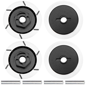 4Pack Vgoohobby Aluminum Alloy RC 12mm Hex Hub Wheel Rim Brake Disc Compatible with HSP HPI Traxxas Tamiya 1/10 On-Road Racing M
