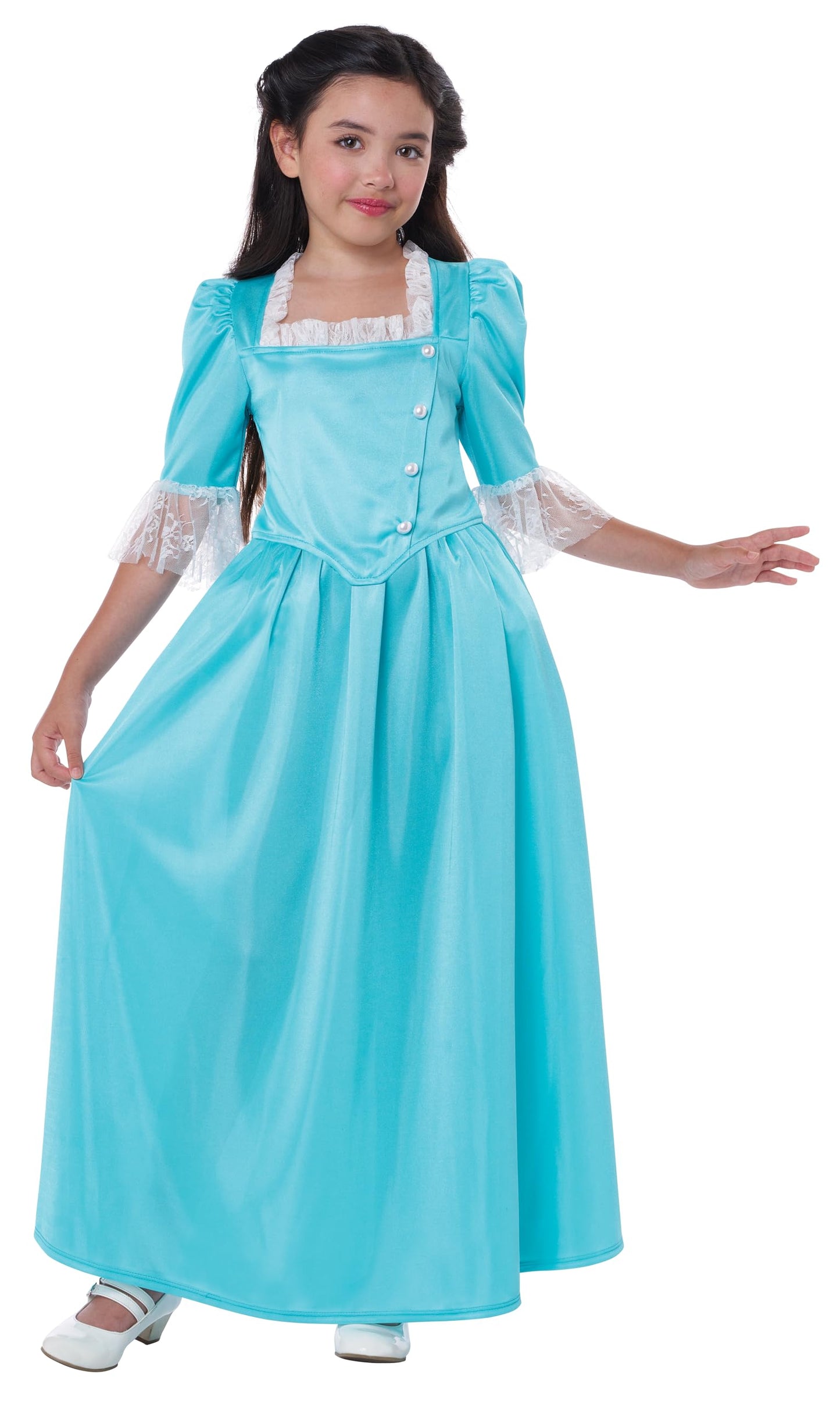 California Costumes Kid's Eliza Schuyler Colonial, Small
