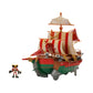 Sonic Prime 2.5" Action Figure Playset - Angel’s Pirate Ship, Plastic, 15"L x 5.25"W x 15"H, Model 419184-SOC
