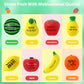 Outus 64 Pcs Fruit Stress Balls Bulk Inspirational Squeeze Balls Positive Fruit Gift Foodie Fidgets Watermelon Veggie Foam Toy F