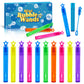 36 Pieces Mini Bubble Wands,Bubble Party Favors Assortment Toys For Kids,Themed Birthday, Halloween, Goodie Bags, Carnival Prize
