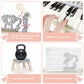 Deao Children'S Piano For Girls, Children'S Musical Piano Keyboard Toys, Electronic Piano Toy With Stool And Microphone, 25 Keys, 22 Songs (White)