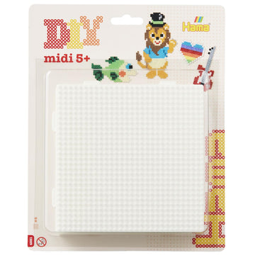 Four Large Square pegboard Set White