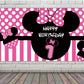 Minnie 1St Birthday Backdrop, Minnie 1St Birthday Banner Party Supplies, Minnie 1St Birthday Decorations, First Birthday Photogr