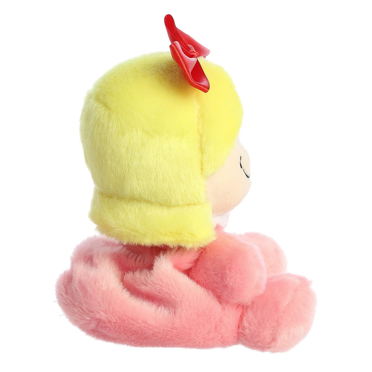 Aurora® Whimsical Dr. Seuss™ Cindy-Lou Who Palm Pals™ Stuffed Animal - Magical Storytelling - Officially Licensed - Pink 5 Inches