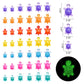 500 Pieces Tiny Turtles Family For Dollhouse Miniatures Luminous Resin Animals For Crafts Mini Animal For Fairy Garden Micro Lan