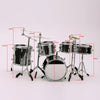Club Bollywood 8Pcs Miniature Drum Set Dollhouse Ornament For Bedroom Living Room Black | Toys & Hobbies | Action Figures | Musi