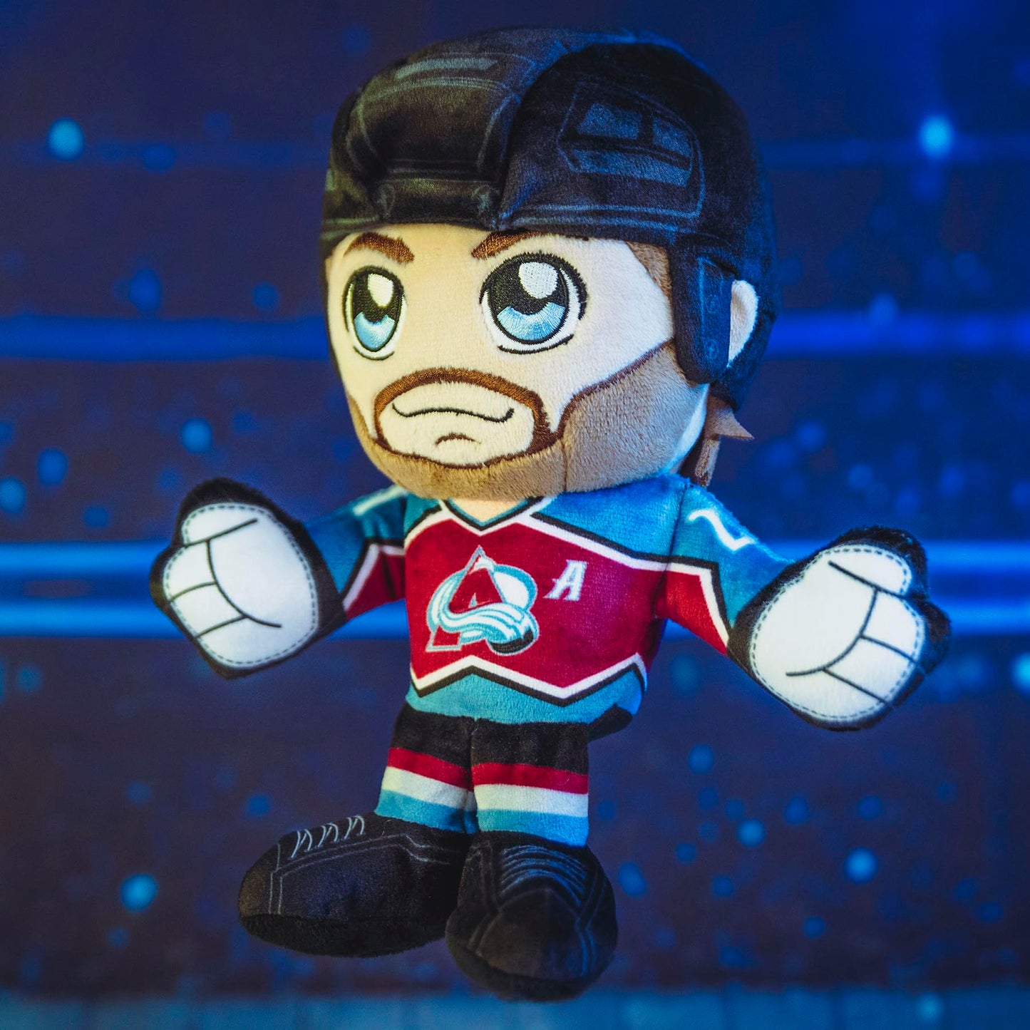 Bleacher Creatures Colorado Avalanche Peter Forsberg 8'' NHL Kuricha Sitting Plush - Soft Chibi Inspired NHL Superstar
