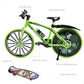 Risopen 1:8 Scale Die-Cast Alloy Mini Road Bike Bicycle Model Toy Finger BMX Toy Desktop Decoration Crafts for Cycling Lovers (Green)