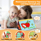 Oukzon Tummy Time Toys, Baby Toys 0-6 Months With Crinkle Book And Teethers, 6-12 Months Infant Mirror Toys High Contrast Baby G