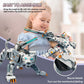 CSDCSD Animals Transforming Robot Toy - Deformation Tiger Action Figure, Portable Gift for Kids, White Tiger, Model CSD8177