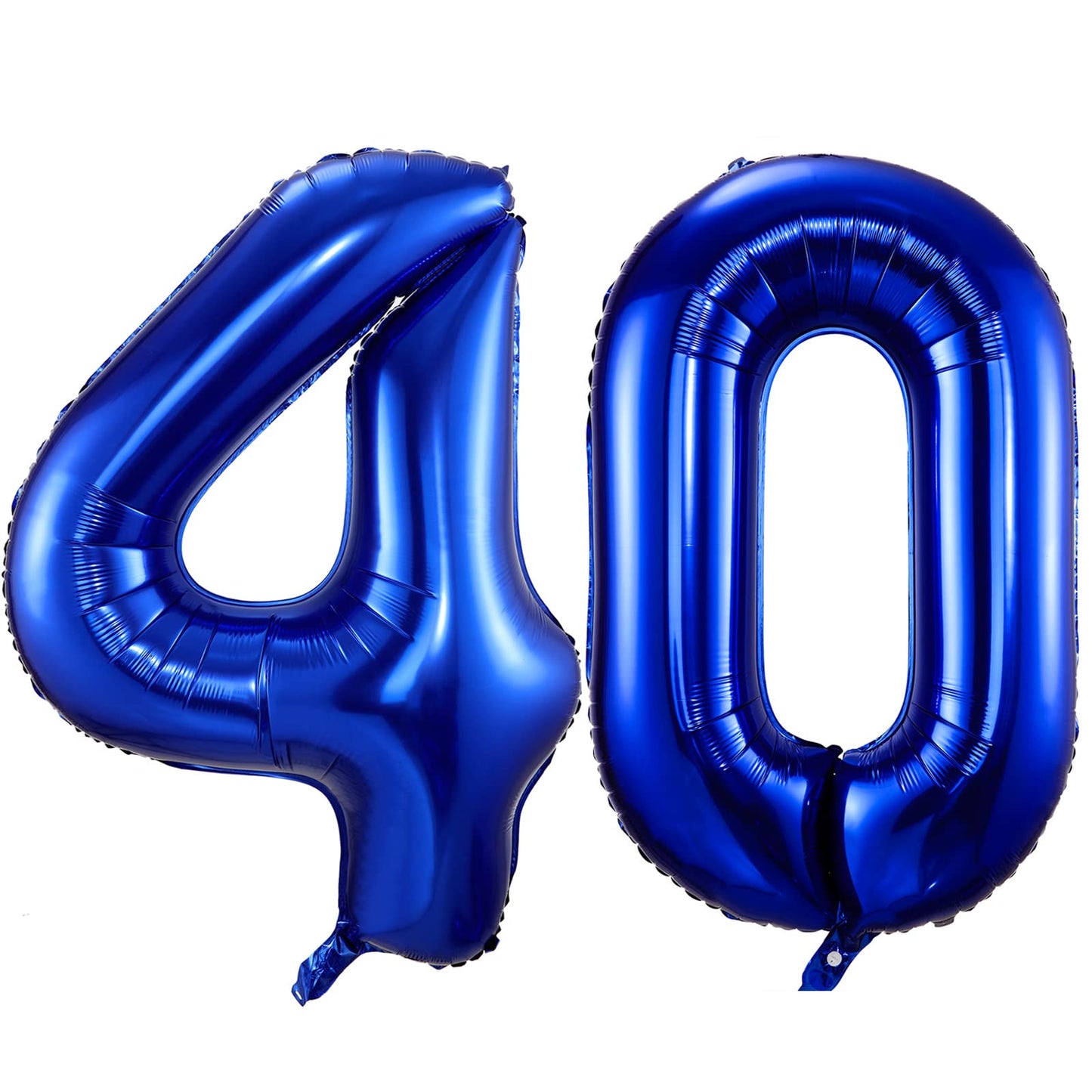 Navy Blue 40 Balloon Numbers,40 Inch Dark Blue 40 Birthday Balloons Large Foil Mylar Balloons Number 40 For Birthday Party Anniversary Decorations