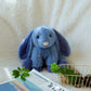 Apricot Lamb Toys Plush Navy Blue Bunny Rabbit Stuffed Animal with Fluffy Soft Ears (Navy Blue Bunny, 8 Inches)