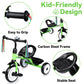 Liberry Toddler Tricycle Age 2 3 4 Years Old, Kids Trike with Bell, Back Basket and Removable Pedal, 3 Wheel Bike Birthday Toys