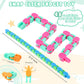Sotiff 60 Pieces Wacky Track Fidget Toy Fidget Wacky Tracks Snap Colorful Snake Toys Gifts for Kids mature-themed Autism Stress Relief Therapy Toys Keeps Mind Focused(Classic Color 48 Links)