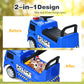 Honey Joy Ride On Push Car, Licensed Mercedes Benz Push Cars For Toddlers W/Horn, Music, Lights, Under Seat Storage, Foot-To-Floor Ride On Fire Truck Toy For Kids Boys Girls 1-3, Blue