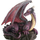 SUMMIT COLLECTION Purple Dragon on Rock Fantasy Figurine - Enchanting Collectible Decor for Dragon Lovers
