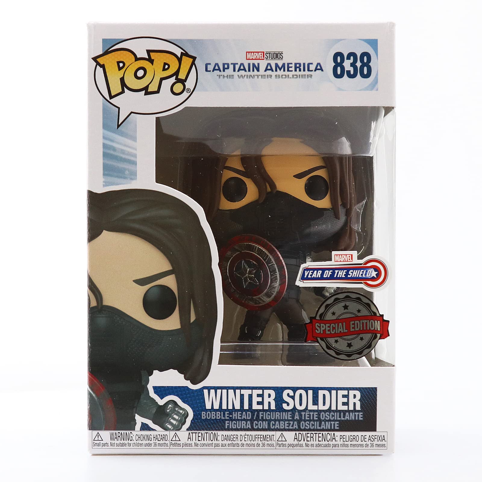 Funko Pop! Marvel: Year of The Shield - The Winter Soldier, Amazon Exclusive -Like New