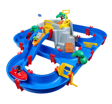 AquaPlay Mountain Lake Water Playset - Large Blue Plastic Model 8700001542